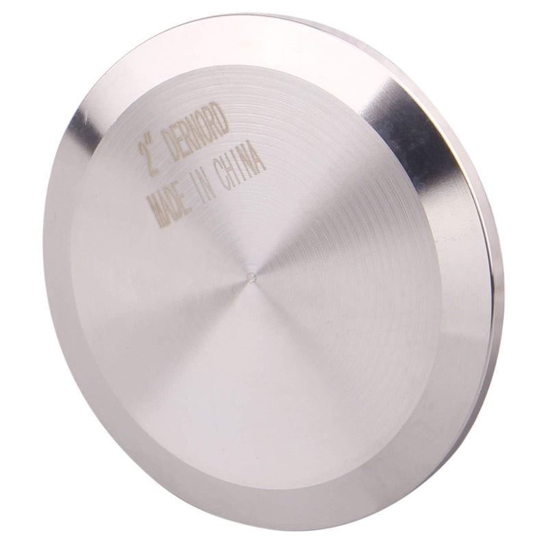 [Australia - AusPower] - DERNORD Sanitary End Cap fits Tri-Clamp Ferrule Flange Stainless Steel 304 Fitting Clamp (2" (51mm) Tube OD) (2 Pack) 2 Pack 