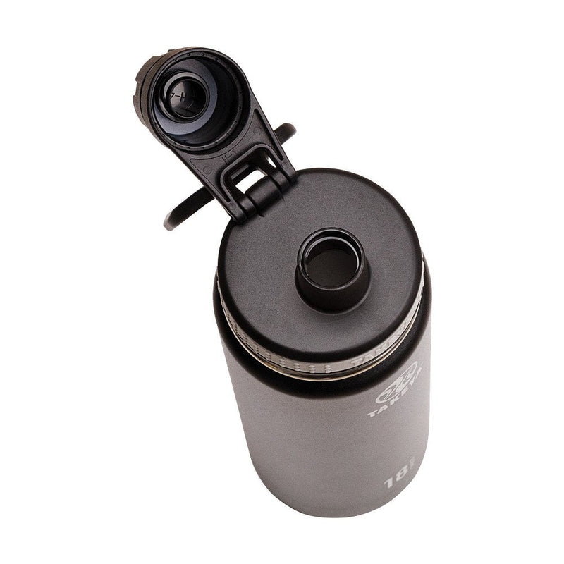 [Australia - AusPower] - Takeya, Black Originals Vacuum-Insulated Stainless-Steel Water Bottle, 18oz, 18 oz 
