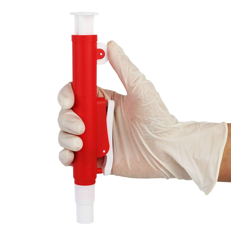 [Australia - AusPower] - ONiLAB Pipette Pump，Set of 3 Lab Pipettes, 2ml Blue, 10ml Green, 25ml Red, Fit Plastic or Glass Pipettes 