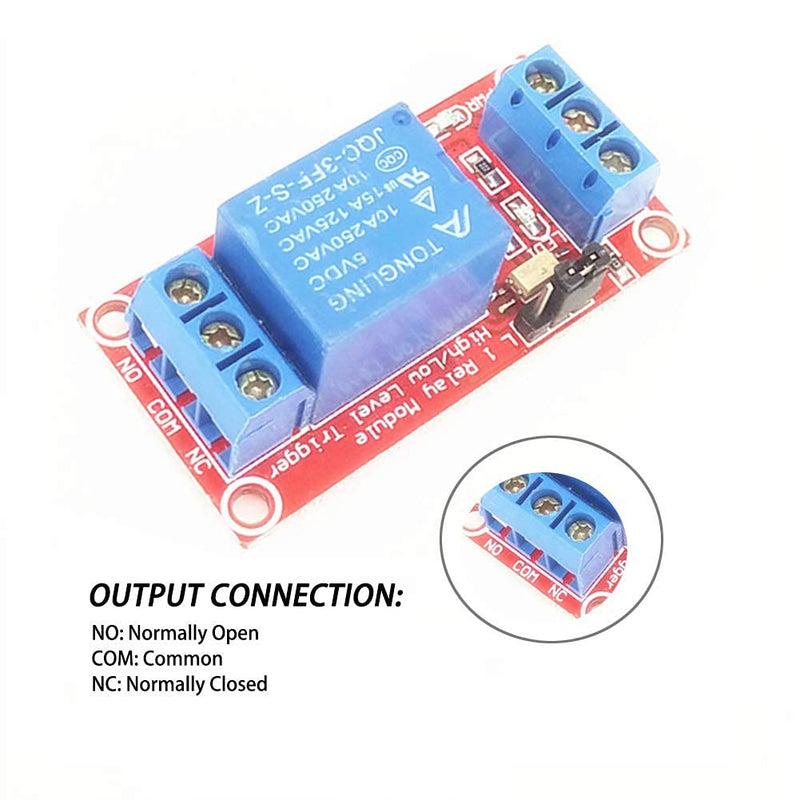 [Australia - AusPower] - 5v Relay Board Relay Module 1 Channel Opto-Isolated High or Low Level Trigger 5v Relay Module 1 Channel 