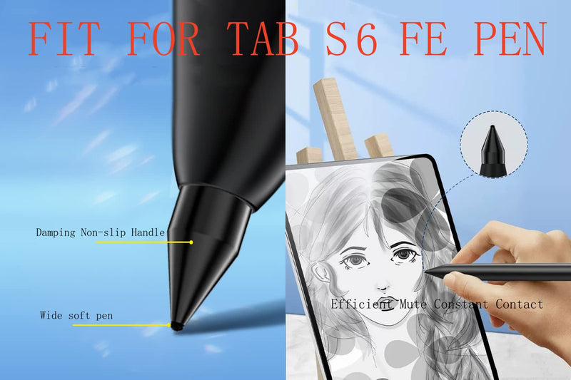 [Australia - AusPower] - 6Pca OEM Soft Tips,Galaxy Tab S6|S7 Stylus Pen Soft Tips/Nibs Replacement for Samaung Galaxy Tab S6,Tab S6 + Plus,Touch Stylus A Pen with Tweezer (S6 |S6 Plus |S6 FE|S7 |S7 Plua |S7 FE Black) 6pcs S6|S7 black 