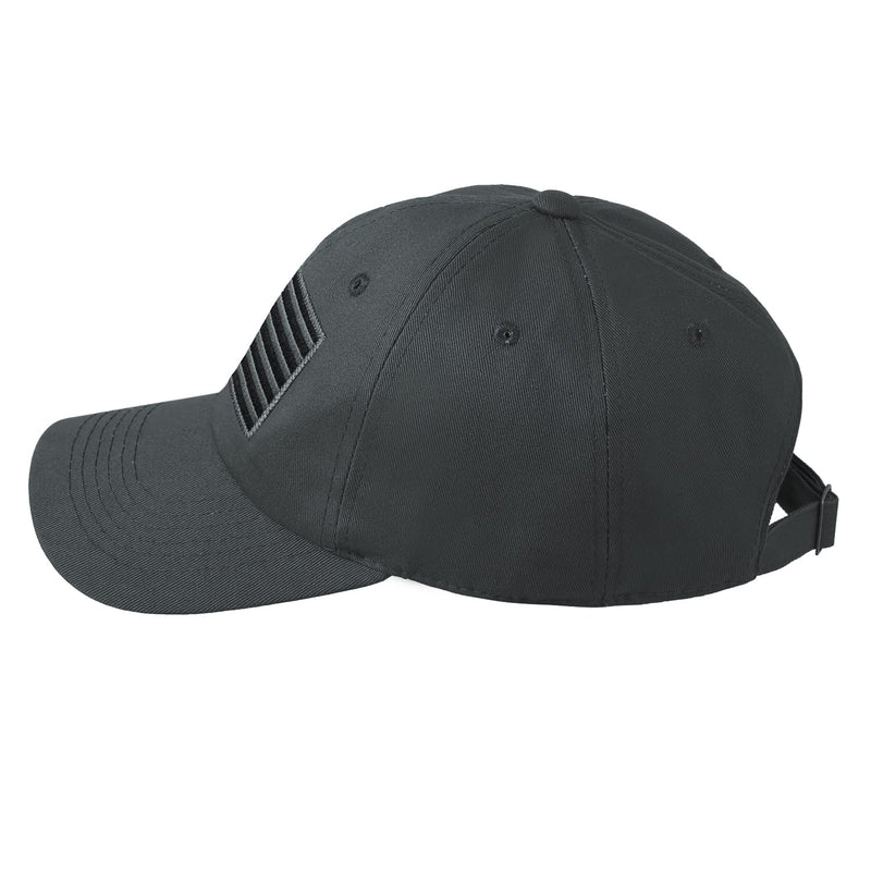 [Australia - AusPower] - IIN American Flag Baseball Cap for Men Women Low Profile USA Army Tactical Operator Military Plain Dad Hat Dark Gray 