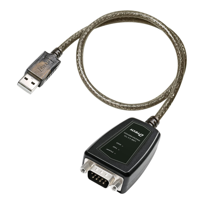 [Australia - AusPower] - USB to Serial Adapter, DTECH RS422 RS485 R232 to USB Cable (3 in 1 Interface) Supports DC 5V with Breakout Board LED Lights for Multi-Kind Control Devices Windows 11 10 8 7 XP Mac (1.5ft) 1.5ft (3 in 1 interface) 