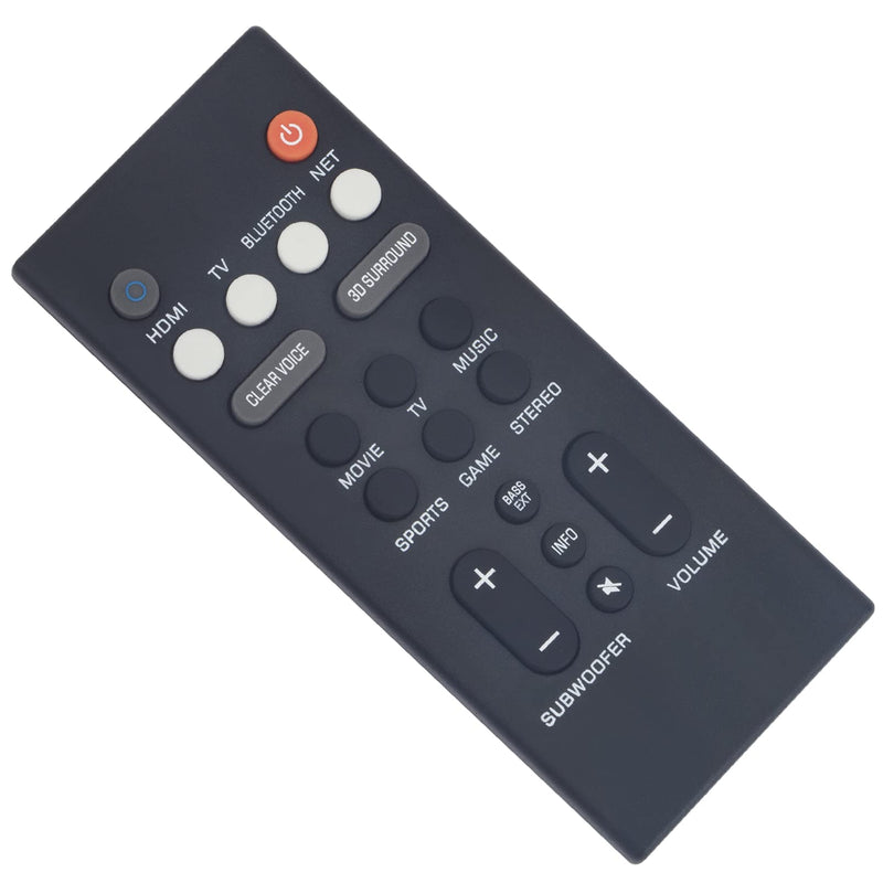 [Australia - AusPower] - Replacement Remote Control YAS-109 YAS-209 fit for Yamaha SoundBar YAS109BL YAS209BL ATS1090 ATS2090 