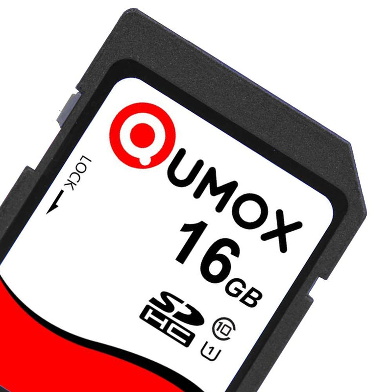 [Australia - AusPower] - QUMOX 2X 16GB SD HC 16 GB SDHC Class 10 UHS-I Secure Digital Memory Card HighSpeed Write Speed Write 15MB/s Read: 40MB/s 