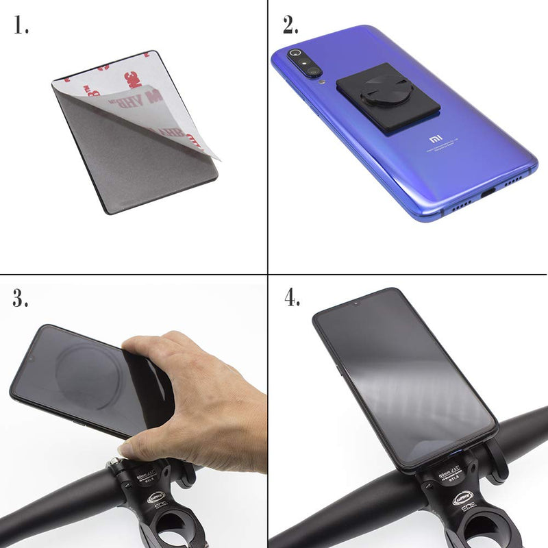 [Australia - AusPower] - Universal Phone Adhesive Adapter GPS Bracket compatible with Garmin Edge Bicycle Mount 