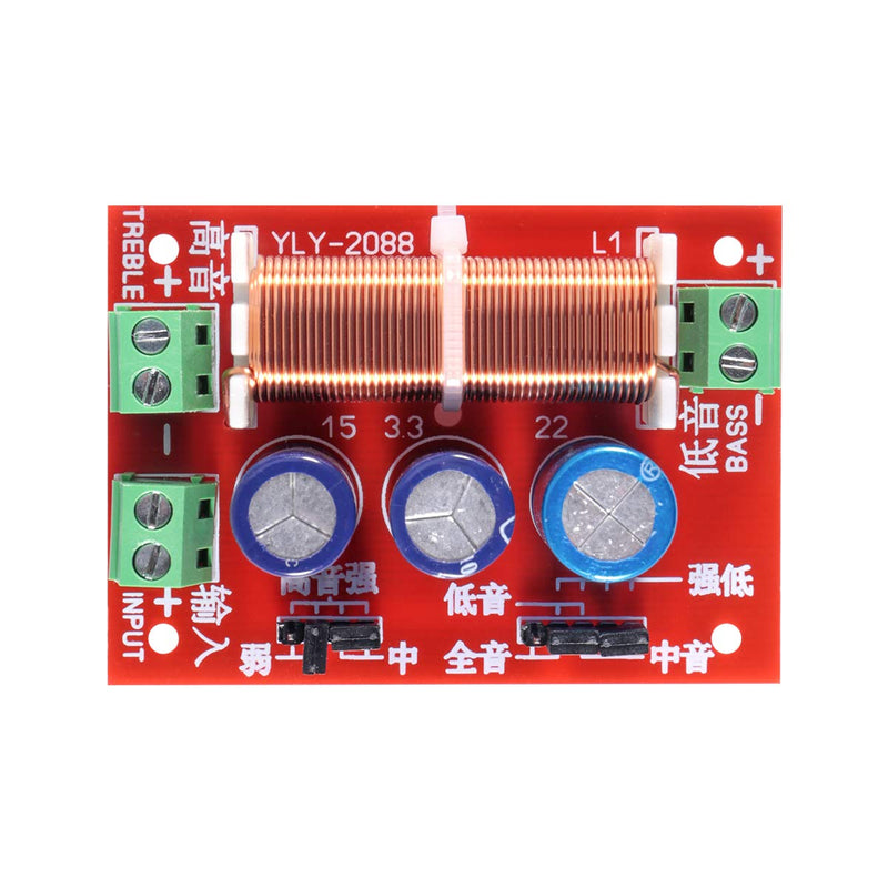 [Australia - AusPower] - ACEIRMC 400W Adjustable Multi Speaker Treble/Bass 2 Unit Audio Frequency Divider 2 Way Crossover Filters Updated Version 