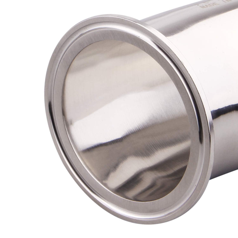 [Australia - AusPower] - DERNORD 45 Degree Elbow | 2.5 Inch Tube OD Stainless Steel 304 Pipe Fitting Fits Tri Clamp 2.5 Inch (2.5" Pipe OD) 2.5" Pipe OD 