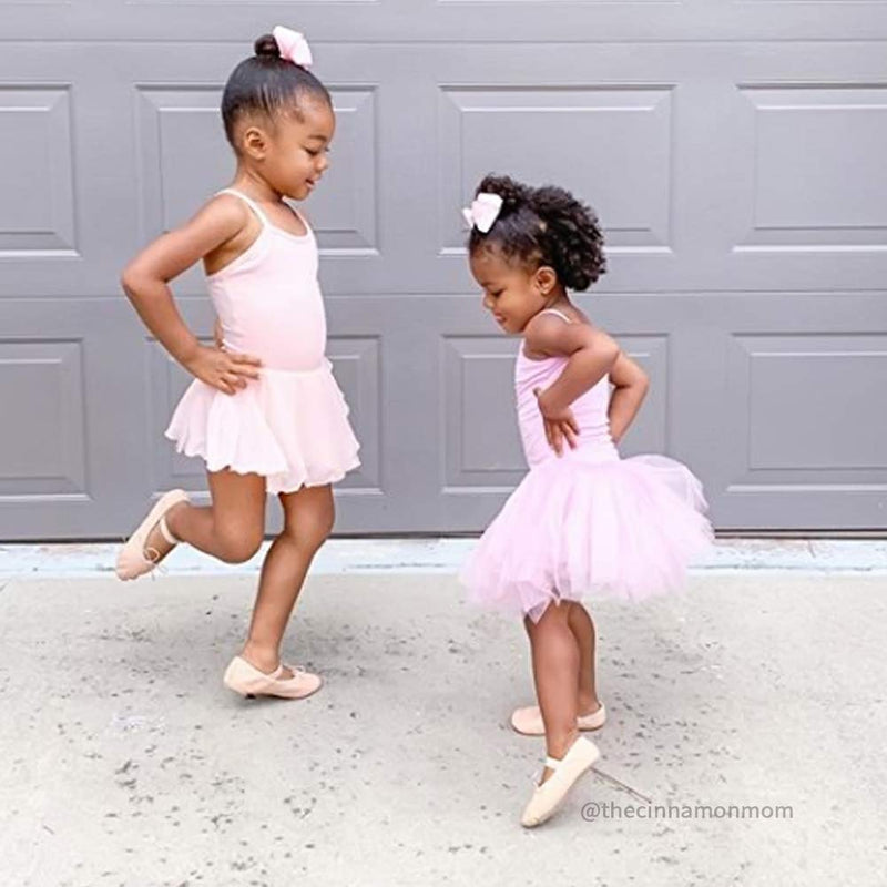 [Australia - AusPower] - STELLE Girl's Cotton Camisole Dress Leotard for Dance, Gymnastics and Ballet(Toddler/Little Girl/Big Girl) Ballet Pink 5-6 Years 