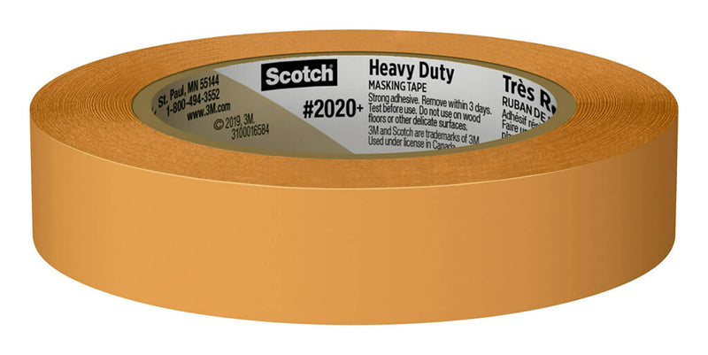 [Australia - AusPower] - Scotch Heavy Duty Masking Tape, 0.94 in x 60.1 yd, 2020+-24AP, 1 roll 0.94" Width 