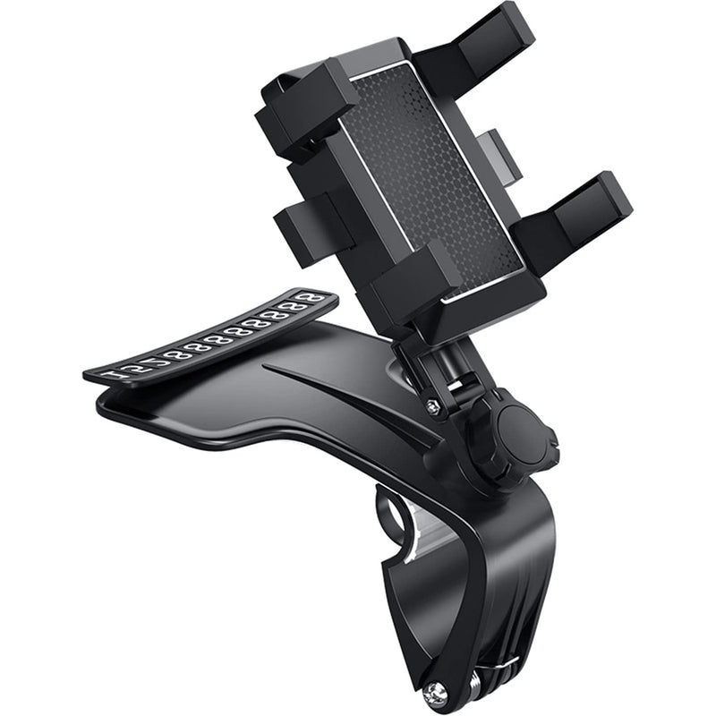 [Australia - AusPower] - Phone Holder for Car Dashboard Mount 1200°Rotation Universal Car Cell Mobile Stands Rearview Mirror Sun Visor Car Automobile Cradles GPS Navigation Bracket for 3 to 7 Inch Smartphones Iphone12 Pro/11 Black2 