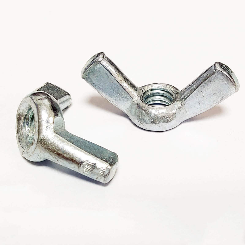 [Australia - AusPower] - Aiwaiufu 1/4" Wing Nuts Butterfly Nuts Fasteners 1/4-20" Carbon Steel Zinc Plated - 20 Pieces (20, 1/4"-20) 
