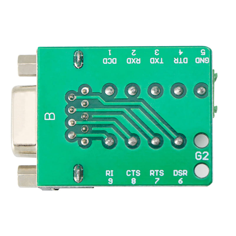 [Australia - AusPower] - DB9 Breakout Connector,Female D-SUB Adapter Plate Connector RS232 Serial to Terminal Board Signal Modul-3 Pcs 
