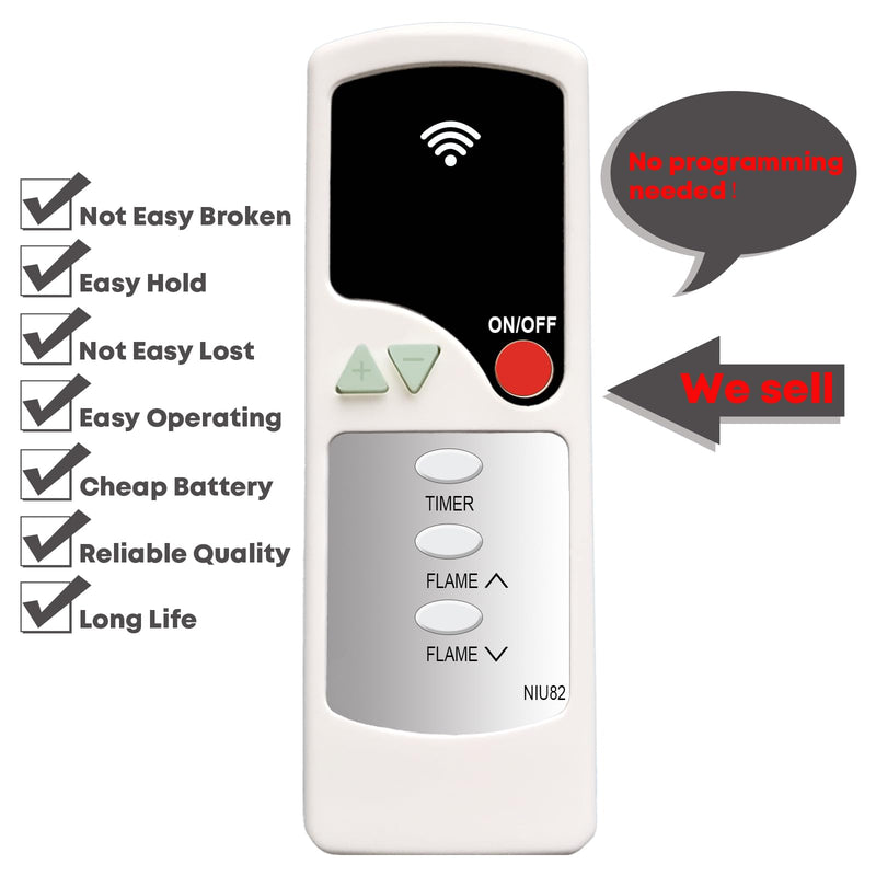 [Australia - AusPower] - Replacement Remote Control for Southern Enterprises FA512300TX FA513300TX Electric Firebox Insert 