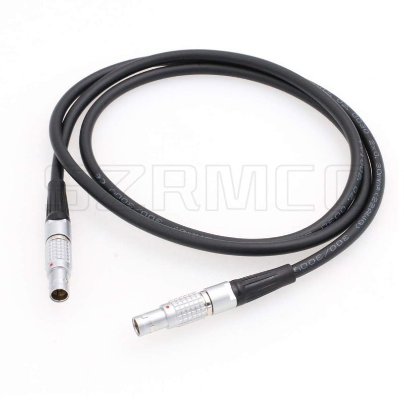 [Australia - AusPower] - SZRMCC for ARRI Cameras 5 Pin Male to 5 Pin Male Timecode Cable for Sound Devices Ambient Lockit Zaxcom TC in/Out 60cm Straight Cable 60cm 