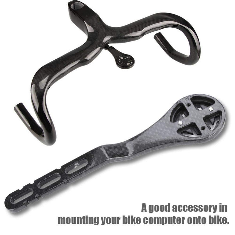 [Australia - AusPower] - VGEBY Bike Computer Mount, Carbon Fiber GPS Odometer Handlebar Holder Extension Mount for Garmin Bryton 