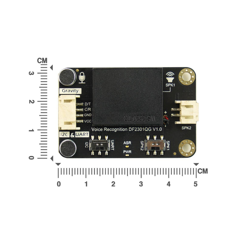 [Australia - AusPower] - Gravity: Offline Language Learning Voice Recognition Sensor for Arduino/Raspberry Pi/Python / ESP32 - I2C & UART 