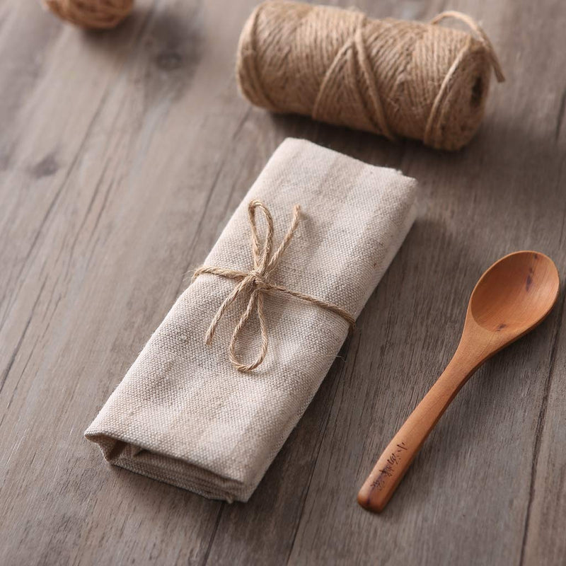 [Australia - AusPower] - 492 Feet (c. 164 Yards) 1/6 inch 6 ply Natural Jute Garden Twine String Rolls for Packing Materials, Artworks Crafts, Gift Wrapping, Picture Display and Gardening Tools (4mm) 1/6 inch x 492 ft Brown 