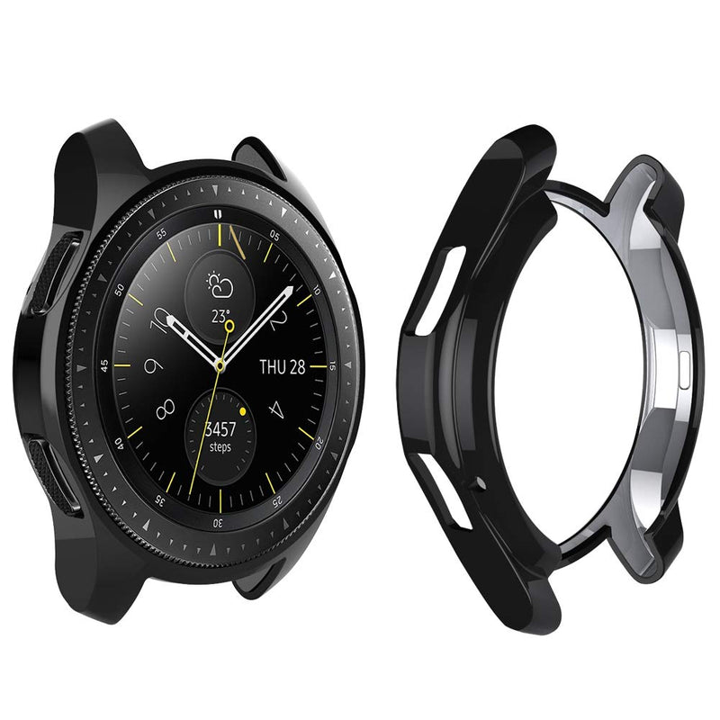 [Australia - AusPower] - Case Compatible Samsung Galaxy Watch 42mm, NaHai TPU Slim Plated Case Shock-Proof Cover All-Around Protective Bumper Shell for Galaxy Watch 42mm Smartwatch, 6 Packs 
