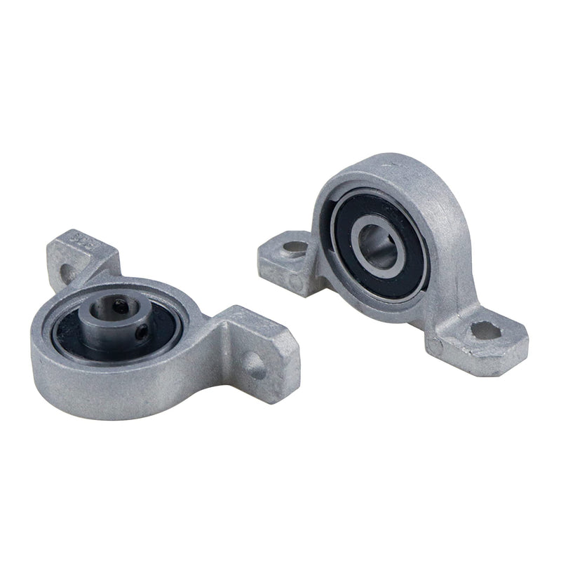 [Australia - AusPower] - Sydien 4Pcs 8mm Inner Bore Ball Mounted Pillow Block Flange Micro Vertical Bearing 8mm/0.31" 