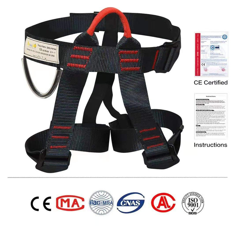 [Australia - AusPower] - HeeJo Climbing, Rock Climbing, Half Body for Rappelling Fire Rescuing Tree Climbing Gear Zy01a 