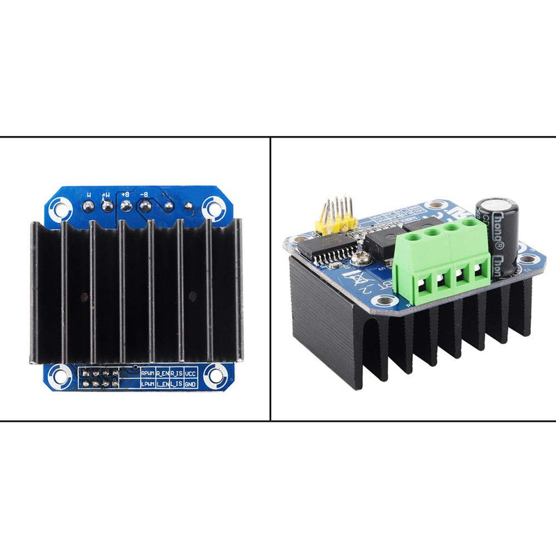 [Australia - AusPower] - Ximimark 2Pcs BTS7960 Stepper Motor Driver Module High Power H-Bridge PWM Driver Board 43A Current Limit Control Module For Arduino Smart Car 