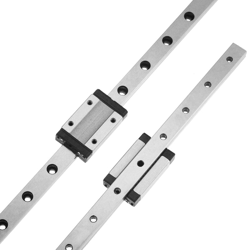 [Australia - AusPower] - MGN12 400mm Linear Rail Guide with Mini MGN12H Linear Block Carriage Miniature Linear Motion Guide Way 