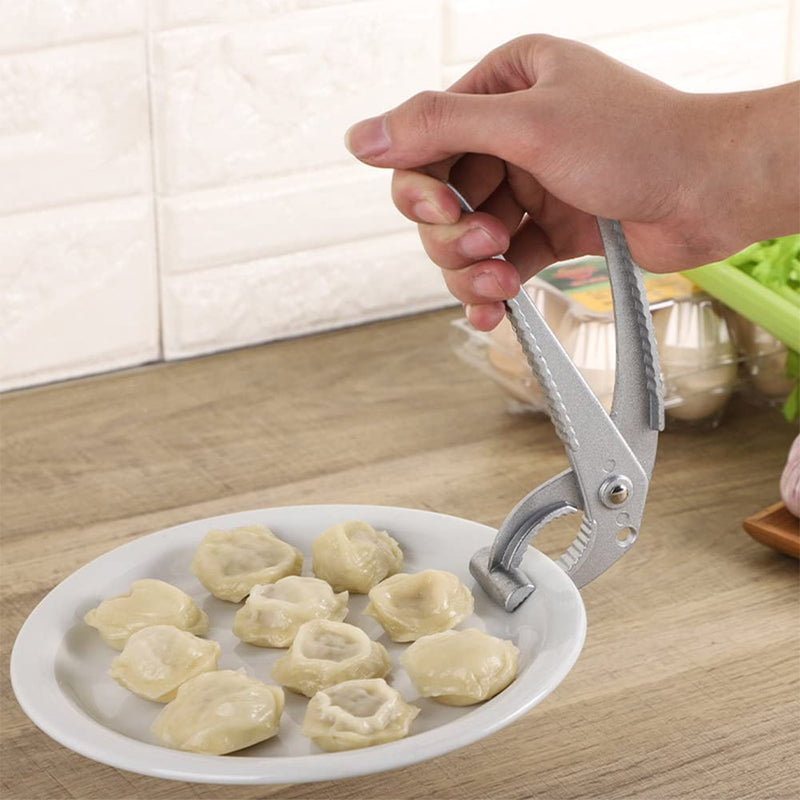 [Australia - AusPower] - MagiDeal Aluminum Tongs, Holder For Korean Stone Ceramic Bibimbap Bowl(Dolsot,Ddukbaegi), Sizzling Hot Pot 6-2/3 Inch 