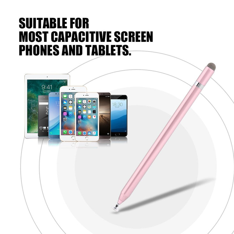 [Australia - AusPower] - Universal Stylus Pen for Touch Screens, Ergonomic High Sensitive Styli Tip for Tablet PC Cell Phone and Other Touch Screen Devices, Support for iOS/for Android/for Windows ( Pink) 