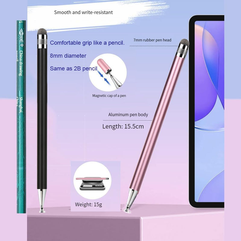[Australia - AusPower] - Stylus Pens for Touch Screens(3 Pack), 6 Replaceable TipsHigh Precision Capacitive Stylus Pen for iPad iPhone Android Tablets and All Universal Touch Screen Devices 