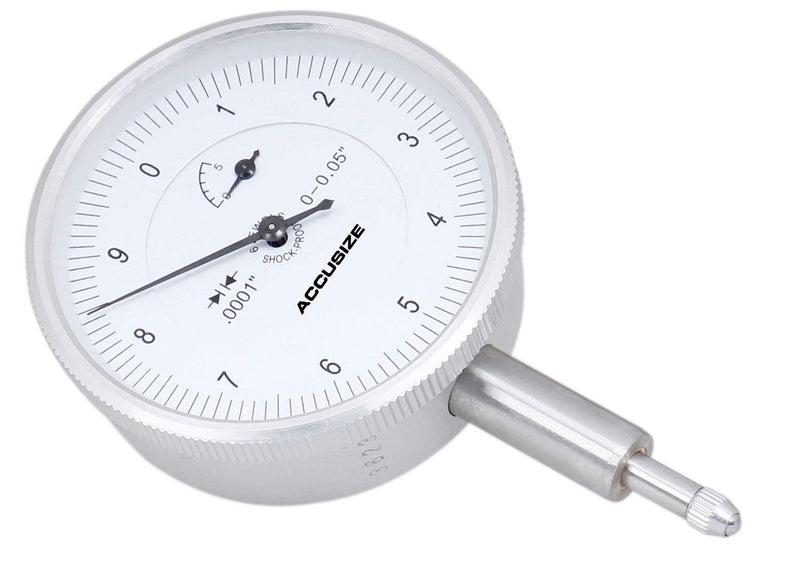 [Australia - AusPower] - Accusize Industrial Tools Agd2 Style 0-0.05'' by 0.0001'' Dial Indicator with Lug Back, P900-S097 0-0.05" x 0.0001" 
