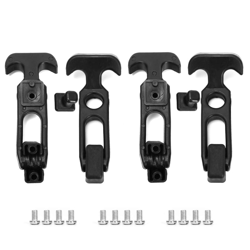 [Australia - AusPower] - ADrivWell 4 Pack Flexible Rubber T-Handle Draw Latches for Toolbox,Cooler, Golf cart,Off-Road Vehicles,Engineering Machine,Hood,Farm Machinery 