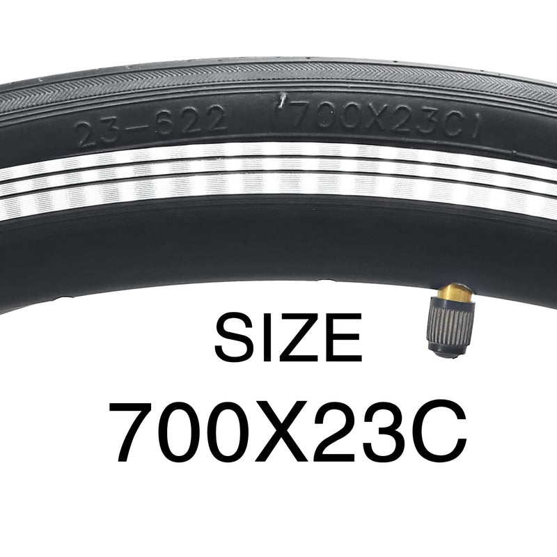 [Australia - AusPower] - Bike Tire 700x23C/25C, Road Bicycle Tire Foldable Replacement, Comfort City Commuter Tires… 700X23 