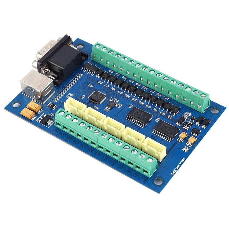 [Australia - AusPower] - 5 Axis Breakout Board, Maximum 100kHz MACH3 USB CNC Motion Controller Card Interface Breakout Board with Hand Wheel Interface 