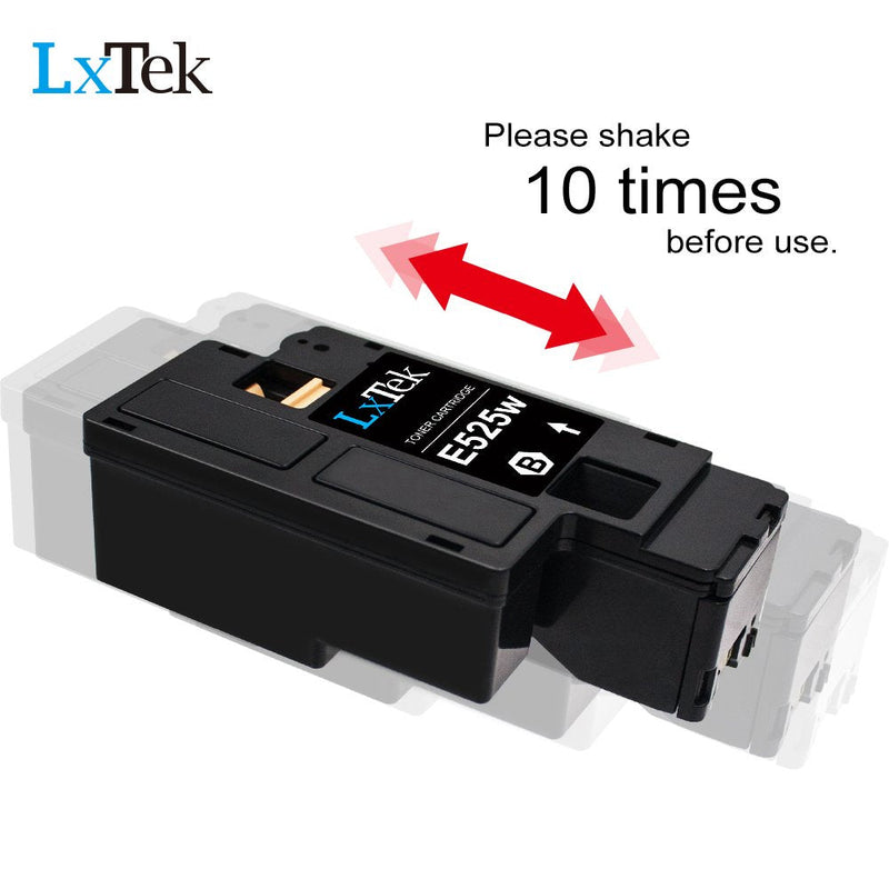 [Australia - AusPower] - LxTek Compatible Toner Cartridge Replacement for Dell E525W E525DW E525 525 to use with E525W Color Laser Printer (1 Black, High Yield) 
