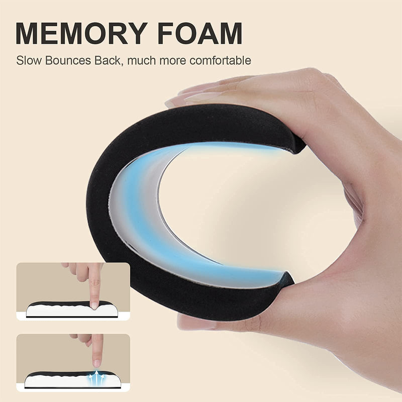 [Australia - AusPower] - VAYDEER Ergonomic Wrist Rest Pad Armrest Pad Elbow Rest Pad, Prevent Hands Becoming 'Mouse Hand' Relieve Elbow Pain Computer Armrest Arm Wrist Rest Support Mouse Pad for Desk(6.3X4.3X0.76inches Black) Medium arm rest x 1pc 