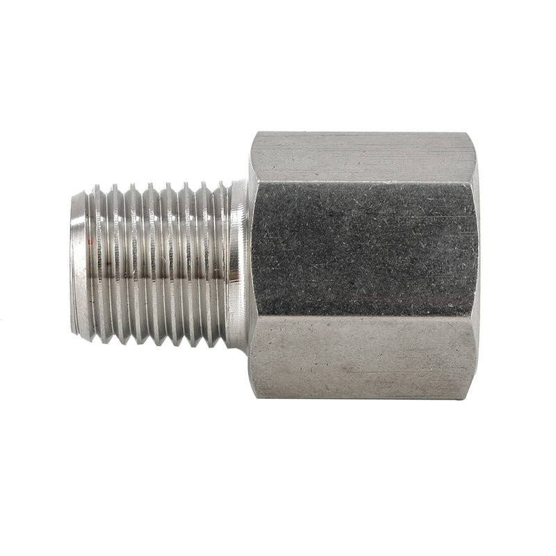[Australia - AusPower] - Metalwork 304 Stainless Steel Forged Pipe Fitting, 1/4" G Male Thread to 1/4" NPT Female Adapter, High Pressure 1 Pc G 1/4" Male Thread x 1/4" NPT Female 1 Pcs 