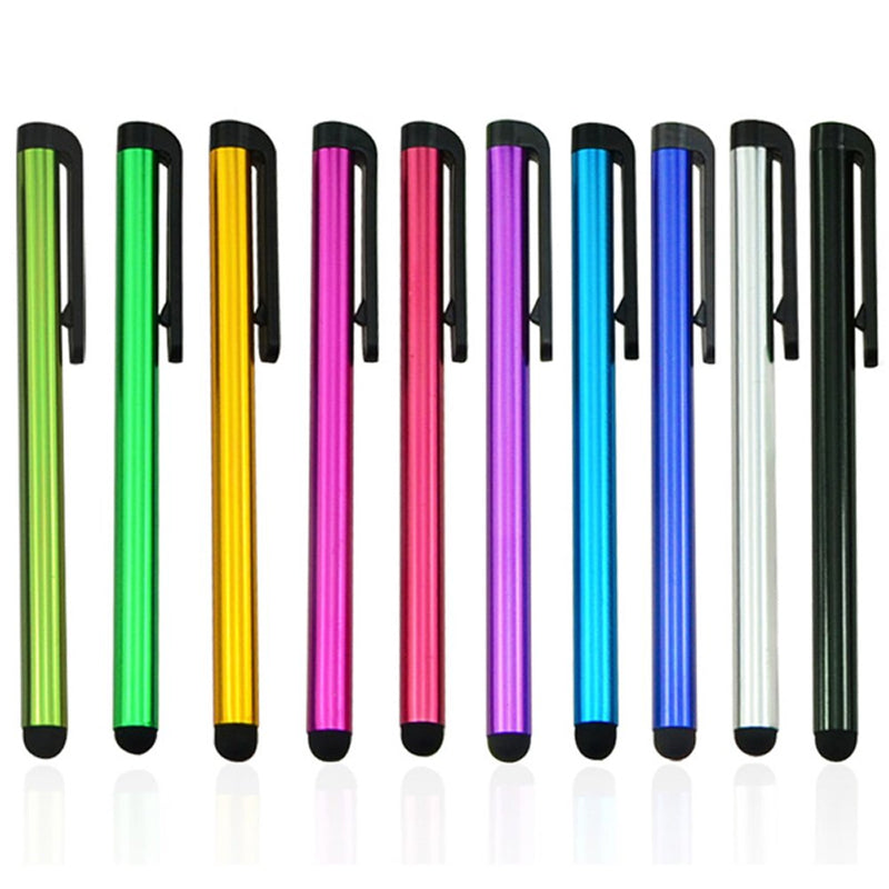 [Australia - AusPower] - 5pack Universal Small Touch Stylus Metal Pen for Mobile Phone Cell Smart Phone Tablet iPad iPhone (Purple) 