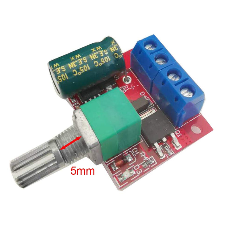 [Australia - AusPower] - Gebildet 3pcs Mini DC Motor PWM Speed Controller, DC 5V-35V 5A Speed Adjustable Switch Module, 6V 12V 24V Variable Voltage Regulator Dimmer Governor Switching Build with LED Indicator pwm controller 