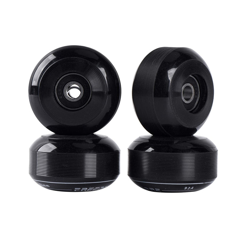 [Australia - AusPower] - FREEDARE Skateboard Wheels 52mm and Bearings, Spacers Installed 92A Street Wheels Skateboards Tricks(Pack of 4) 