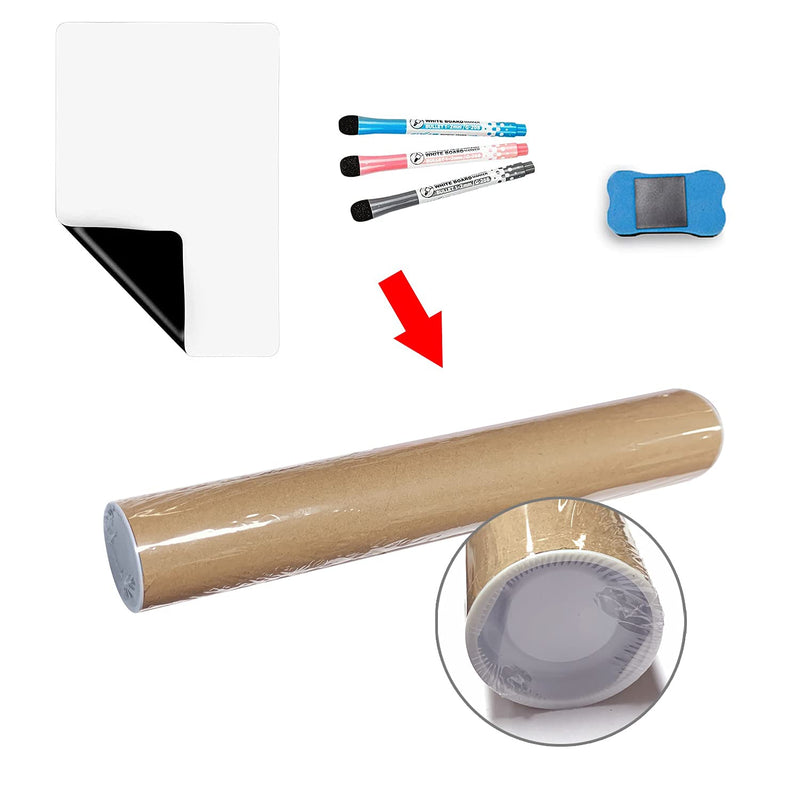 [Australia - AusPower] - 12 x 8 inches Magnetic Dry Erase Whiteboard Sheet ,Home Kitchen Fridge Shopping List and Office Notice Board (12” X 8”) 12” X 8” 