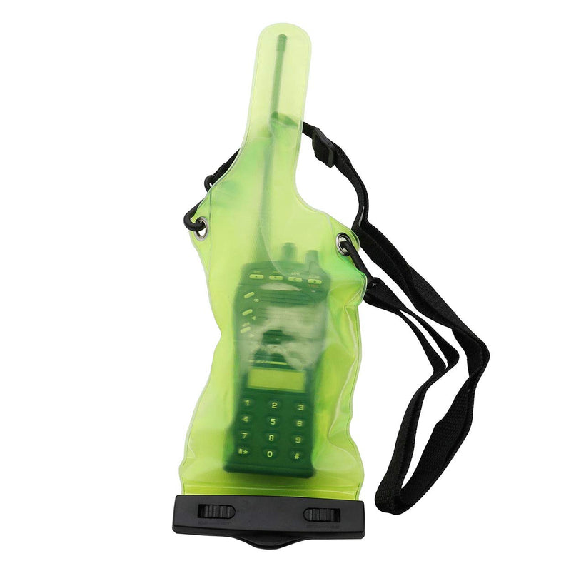 [Australia - AusPower] - Karier Two Way Radio Waterproof Rainproof Bag Case Pouch for Motorola Kenwood Midland Walkie Talkie (Green) 