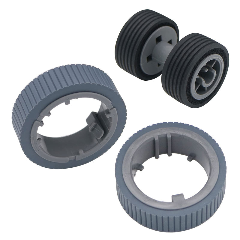 [Australia - AusPower] - Intendvision Replacement Scanner Brake Roller and Pick Roller Set Compatible with for Fujitsu fi-7460 fi-7480, Part No PA03710-0001 PA03670-0002 
