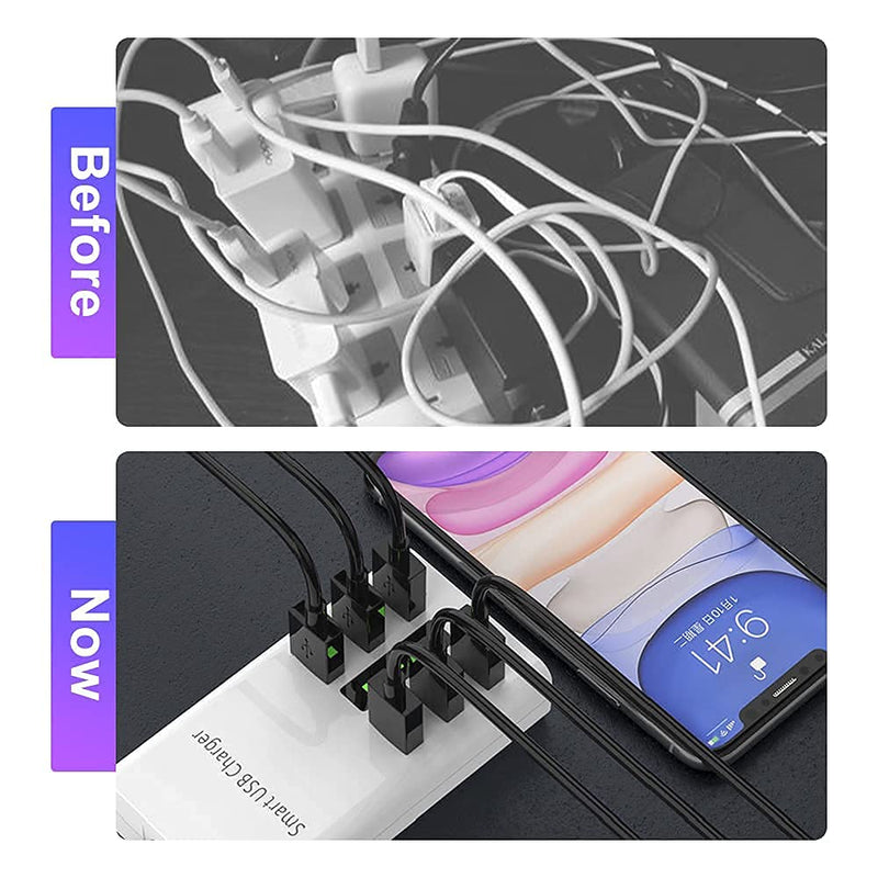 [Australia - AusPower] - Multiple Smart USB Charger,30W/6A 6Port Wall Charging Station,Fast Charger Multi Port Hub for Phone,Tablet and More (Included Power Board Fixator 