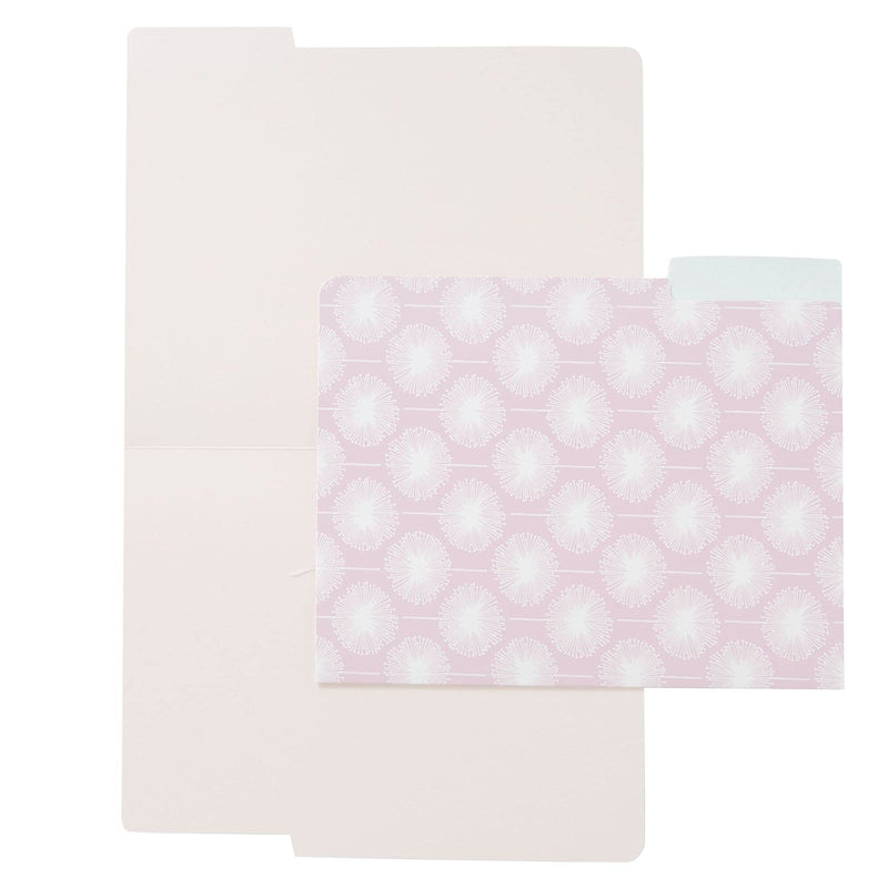 [Australia - AusPower] - Pastel Decorative File Folders for Women, Classroom Supplies, Letter Size, 1/3-Cut Tabs, (12 Pack) 