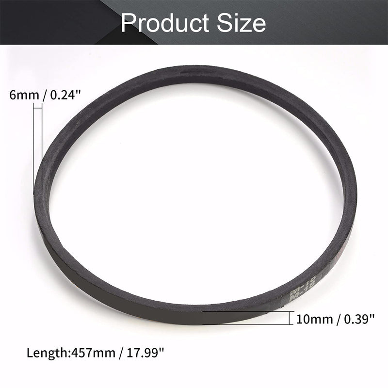 [Australia - AusPower] - Othmro M-18 Drive V Belt Inner Girth 1.5 feet, Rubber,Industrial Power Rubber Transmission Belt 1pcs Inch 