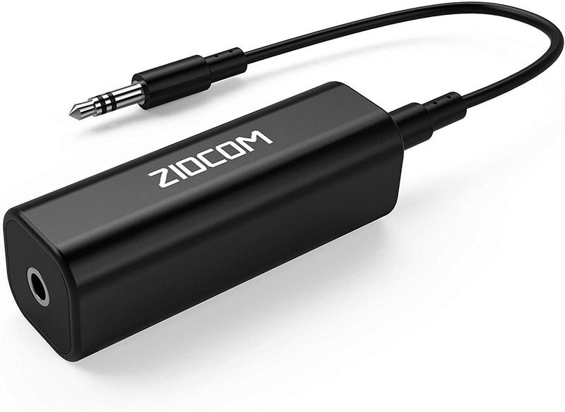 [Australia - AusPower] - ZIOCOM Ground Loop Noise Isolator, Noise Filter, Eliminate The Buzzing Noise for Your Car Audio System/Home Stereo with Jack 3.5mm Audio Cable 