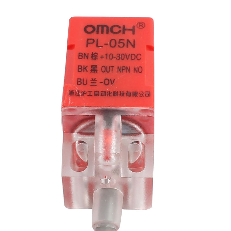 [Australia - AusPower] - uxcell PL-05N DC 10-30V NPN NO 5mm Square Inductive Proximity Sensor Switch 3-Wire 