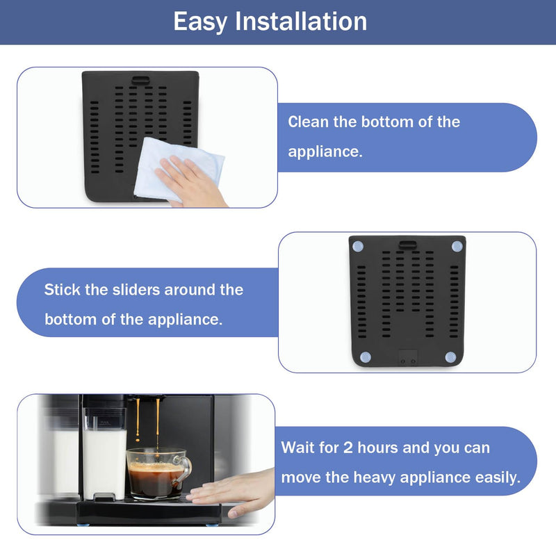 [Australia - AusPower] - Vasterqua 24Pcs Appliance Sliders, 3/4â€ Small Self-Adhesive Appliance Sliders for Heavy Kitchen Appliances, Slide Smooth on Countertop, Compatible with Most Kitchen Appliances 