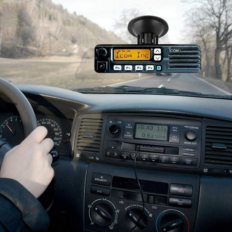[Australia - AusPower] - Radio Car Mount Bracket,Car Panel Mount,Suction Cup Mount Set,Swivel Adjustable for Yaesu FT-7800 FT-7900 C03 Car Truck Radio Dashboard 